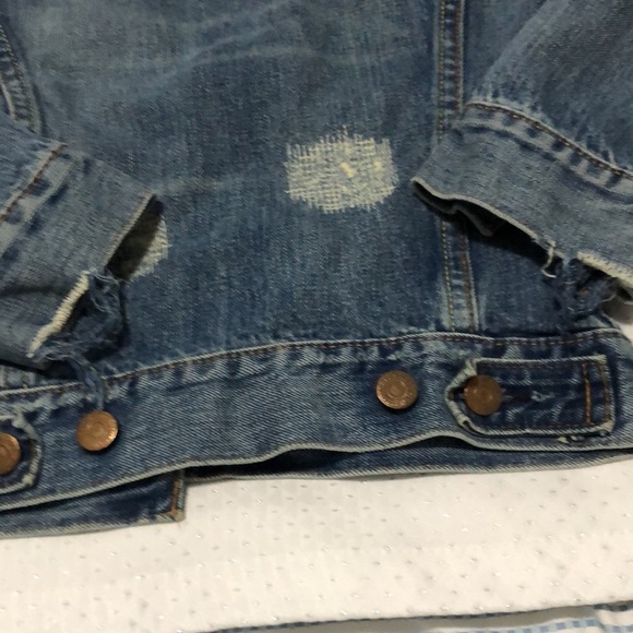 Levi’s Series 3 Long Sleeve Customized Denim Jacket Men’s Size 32 - Picture 11 of 14